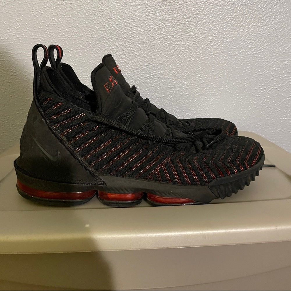 Nike Black and Red Sneakers